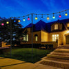 10/15/20/30M Garden Mains Powered Outdoor Light String LED Bulbs Festoon Party