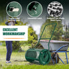 76L Metal Mesh Roller Compost Spreader Peat Moss Spreader Top Soil Seed Spreader