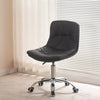 Adjustable Cushioned Computer Desk Office Chair Chrome Legs Lift Swivel Chairs
