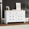 Chest of Drawers with 7 Drawers Wooden Frame for Bedroom, Living Room, Hallway