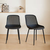 4pcs Dining Chairs Contemporary Lounge Dining Home Office Plastic Reception Seat
