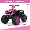 Kids Ride on ATV 12V Battery Powered Quad Bike Electric 4 Wheel Vehicle Car Gift