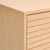 Chest of 3 Drawers Wood Bedside Table Cabinet Desk Bedroom Furniture Metal Legs
