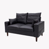 Panana Linen Fabric 2 & 3 Seater Sofa Couch with Wood Legs 3 Colours