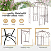 Outdoor Arch Pergola Pavilion Birdcage Shape Garden Arbor-Bronze