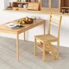 4-Step Stool Dual Purpose Stepladder Kitchen Folding Step Ladder Chair