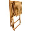 Deck Chair with Footrest Acacia Wood Outdoor Garden Recliner Sunlounger