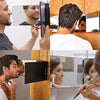 3 Way Mirror & LED Tri-fold Hair Cutting Shaver Mirror Back View Mirror Styling