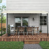 3 x 4 m Outdoor Pergola Gazebo Sun Shade Shelter w/ Metal Frame for Garden Patio