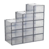 12PCS Stackable Shoe Box Clear Footwear Case Foldable Sneaker Storage Organiser