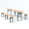Outdoor Patio Folding Table Chairs Bench Set Garden Dining Beer Wooden Furniture