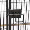 Metal Bird Cage Budgie Finch Canary Parakeet Cockatiel Parrot Cage Open Top Play
