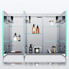 LED Bathroom Mirror Cabinet 900x650 With Bluetooth Shaver Socket Dimmable Lights