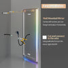Smart Large LED Bathroom Mirror RGB Illuminated Bluetooth Time Digital Display