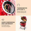 CERAMIC KAMADO GRILL OVEN SMOKER BBQ BARBEQUE MEAT FOOD GRILLED GARDEN OUTDOOR