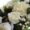 100cm White Flower Row for Wedding Wall Arrangement DIY Artificial Floral Arch
