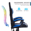 PU Highback Desk Chair E-sports PC Racing Gaming Computer Headrest Home Office