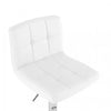 Neo 2x Chrome & Height Adjust Swivel Faux Leather Kitchen Breakfast Bar Stool