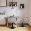 1/2/4x Adjustable Breakfast Bar Stool Gas Lift Swivel Velvet Padded Barstool Pub