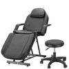 Salon Beauty Bed with Stool Set Massage Table Tattoo Spa 3 Fold Massage Couch UK