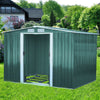 10 X 8 Garden Shed Outdoor Storage Bike Shed Tool Organizer with Sliding Door