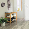 Shoe Rack Seating Bench Hallway Storage Organiser Shoe Changing Stool Entryway