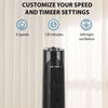 29'' OSCILLATING TOWER FAN 50W AIR COOLING FAN 3 SPEED SLIM PORTABLE FREE STAND