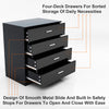 Modern High Gloss Chest of Drawer Hallway Storage 4 Drawers Bedroom Furniture UK