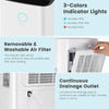 Dehumidifier 25L Air Purifier with Humidistat LCD Display Laundry Mode Electric