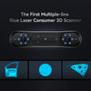 3D Scanner - 3D Printer Accessories 0.01/0.02mm Accuracy 60/20FPS Blue Laser NIR