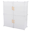 Interlocking Shoes Organiser Cabinet Hallway Storage Shelf Rack Holds 24 Pairs