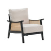 Mid Century Modern Wood Frame Accent Chairs Sofa Armchair Living Room Lounge
