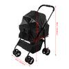 Large Pet Stroller Dog Cat Puppy Pram Pushchair Travel Cart Jogging Carrier