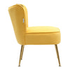 Scallop Back Armchair Cocktail Sofa Accent Seat Living Bedroom Cafe Lounge Sofa