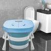 Folding Bathtub Portable Bath Tub Adult Spa Sauna Soaking Barrel 113/138/153cm
