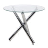 Round Square Rectangular Dining Table 2/4 Wooden Chairs Kitchen Room Restaurant