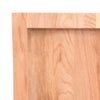 Wall Shelf Light Brown 220x60x(2-6) cm Treated Solid Wood Oak