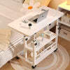 Folding Over Bed Table Dining Tray Laptop Stand Computer Desk +USB Fan LED Light