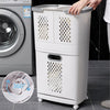 Classified Laundry Basket Washing Clothes Clothing Storage Bin Removable Hamper