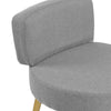 Occasional Linen Dressing Table Makeup Vanity Chair Cushiony Seat Kids Low Stool