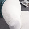 Bedroom Fluffy Plush Side Chair White Shaggy Makeup Seat Stool Dressing Table uk