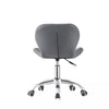 Adjustable Cushioned Computer Desk Office Chair Chrome Legs Lift Swivel Chairs