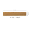 36 Piece 5 m² Floor Plank Tiles Self Adhesive Wood Effect PVC Kitchen Decoration