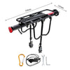 Aluminum Alloy Bicycle Rear Pannier Rack Carrier Bag Luggage Cycle Mountain Bike
