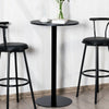 Black Metal Breakfast Bar Worktop Support Stand Dining Table Leg Stake Pedestal