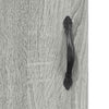 Highboard Grey Sonoma 34.5x34x180 cm Engineered Wood vidaXL