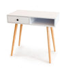 Slim Hallway Console Table Hall Entryway Living Room Modern Furniture Shelf Whit