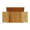 Triple Wheelie Bin Storage Wooden Garbage Bin Shed Outdoor Garden Store Cover
