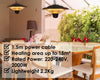 1.5Kw Portable Hanging Patio Infrared Heater For Parasols/Gazebos/Patio/Gardens