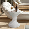 Unique Lightweight Concrete Accent Table Sofa Side Table Living Room Home Decor